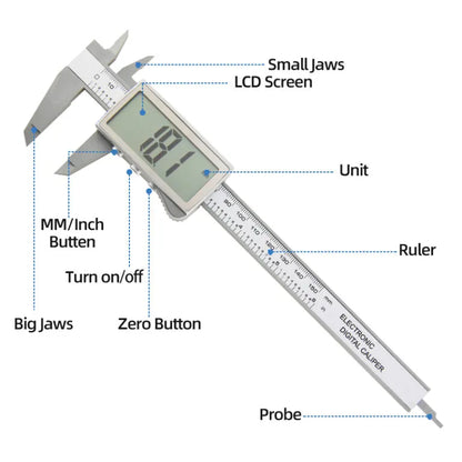 Digital Caliper Electronic Ruler